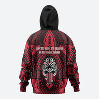 New Zealand Maori Language Week Zip Hoodie Te Wiki O Te Reo Maori Hei Tiki LT22 - Polynesian Pride