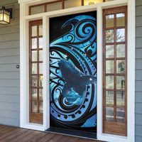 New Zealand Matariki Door Cover Maori Humpback Whale Galaxy