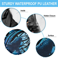 New Zealand Matariki Spare Tire Cover Maori Humpback Whale Galaxy