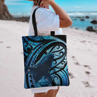 New Zealand Matariki Tote Bag Maori Humpback Whale Galaxy