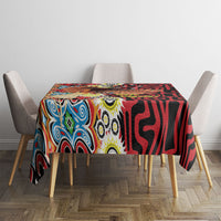 Papua New Guinea Pidgin Language Week Tablecloth Halo Olgeta Tok Pisin Wik Bird Of Paradise Oro Batik LT22 - Polynesian Pride