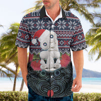 New Zealand Hei Tiki Christmas In July Hawaiian Shirt Pohutukawa Santa Xmas Polynesian Pattern LT22 - Polynesian Pride