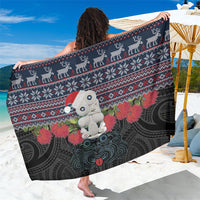 New Zealand Hei Tiki Christmas In July Sarong Pohutukawa Santa Xmas Polynesian Pattern