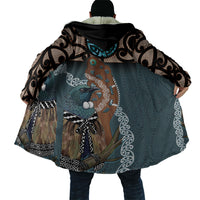 New Zealand Tui Bird Maripi Cloak Maori Weapon Kowhaiwhai Pattern