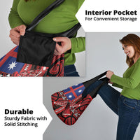 Aotearoa Iwi Ngapuhi Grocery Bag Tuhoronuku Kite United Tribes Flag Maori Pattern LT22 - Polynesian Pride