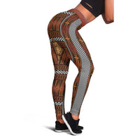Malo e Lelei Tonga Leggings Tongan Ngatu Tapa Cloth LT14 - Polynesian Pride