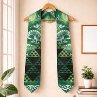 Matariki New Zealand Graduation Stole NZ Niho Taniwha Maori New Year Green Galaxy