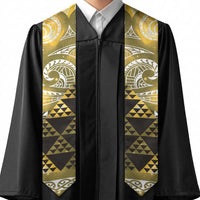 Matariki New Zealand Graduation Stole NZ Niho Taniwha Maori New Year Yellow Galaxy