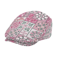 Mele Kalikimaka Hawaii Christmas Jeff Hat Akala Seamless Floral Motif - Polynesian Pride