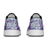 Mele Kalikimaka Hawaii Christmas Low Sneakers Poni Seamless Floral Motif LT9