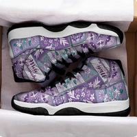 Mele Kalikimaka Hawaii Christmas Sneakers J11 Poni Seamless Floral Motif LT9 - Polynesian Pride