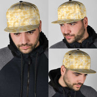 Melemele Aloha Hawaii Snapback Cap Plumeria Lei With Palaka Motif LT14 - Polynesian Pride