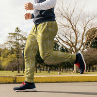 Melemele Hawaii Breadfruit Palaka Motifs Jogger Pants