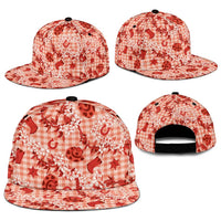 Mokihana Maile Ilima Leis Paniolo Palaka Snapback Cap Hawaiian Ulaula Spirit - Polynesian Pride