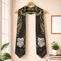 New Zealand Aotearoa Graduation Stole Maori Wheku Paua Shell Glitter Gold