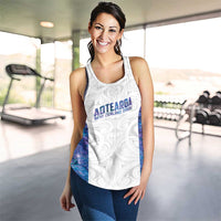 New Zealand Aotearoa Women Racerback Tank Purple Maori Papua Shell Indigenous - Polynesian Pride