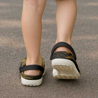 New Zealand Rugby All Gold Clogs Shoes Silver Fern All Black Mix Ta Moko