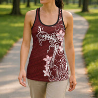 Oxblood Hawaii Hollow Tank Top Hammerhead Shark Tattoo Curve Polynesian - Polynesian Pride