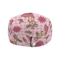 Pink Paniolo Palaka Hawaiian Cowgirl Christmas Jeff Hat LT9 - Polynesian Pride