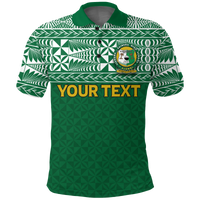 Custom Liahona Tonga Polo Shirt Tongan Pattern LT12 Unisex Green - Polynesian Pride