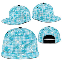 Polu Aloha Hawaii Snapback Cap Plumeria Lei With Palaka Motif LT14 - Polynesian Pride