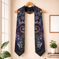 Polynesian Sunset Plumeria Graduation Stole Galaxy Polynesian Tattoo