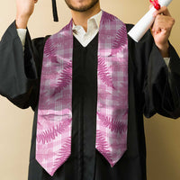 Purple Palaka Hawaii Palapalai Graduation Stole Hawaiian Fern