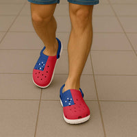 Samoa Clogs Shoes Heritage Palette Flag-Inspired - Polynesian Pride