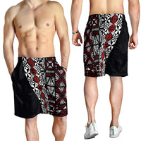 Tonga Ngatu Art Tattoo Polynesian Shorts for Men - Polynesian Pride