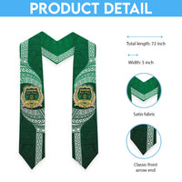 Tonga Saineha High School Graduation Stole Traditional Ngatu and Polynesian Pattern