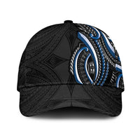 Traditional Art Hawaiian Kakau Tattoos Classic Cap Blue Color LT03 Universal Fit Blue - Polynesian Pride