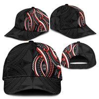 Traditional Art Hawaiian Kakau Tattoos Classic Cap Red Color LT03