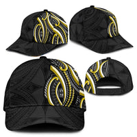 Traditional Art Hawaiian Kakau Tattoos Classic Cap Yellow Color LT03