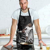 Personalized New Zealand Football Apron Kiwi Mascot with Silver Fern - Maori Tribal Tattoo Art TS04 - Polynesian Pride
