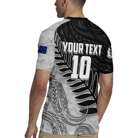 Personalized New Zealand Football Rugby Jersey Kiwi Mascot with Silver Fern - Maori Tribal Tattoo Art TS04 - Polynesian Pride