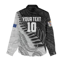Personalized New Zealand Football Women Casual Shirt Kiwi Mascot with Silver Fern - Maori Tribal Tattoo Art TS04 - Polynesian Pride