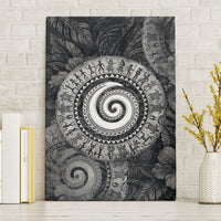 Hawaiian Piko Canvas Wall Art Cultural Anchor Connect Your Roots Ocean Waves