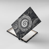Hawaiian Piko Canvas Wall Art Cultural Anchor Connect Your Roots Ocean Waves