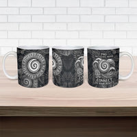 Hawaiian Piko Ceramic Mug Cultural Anchor Connect Your Roots Ocean Waves