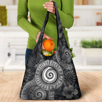 Hawaiian Piko Grocery Bag Cultural Anchor Connect Your Roots Ocean Waves