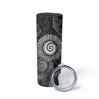 Hawaiian Piko Skinny Tumbler Cultural Anchor Connect Your Roots Ocean Waves