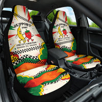 Support Your Fruity Friends Love Wins Gay Pride Car Seat Cover LGBTQ Retro 30s Cartoon Checkered