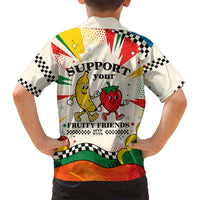 Support Your Fruity Friends Love Wins Gay Pride Hawaiian Shirt LGBTQ Retro 30s Cartoon Checkered
