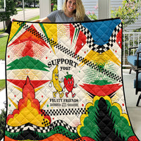 Support Your Fruity Friends Love Wins Gay Pride Quilt LGBTQ Retro 30s Cartoon Checkered