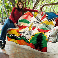 Support Your Fruity Friends Love Wins Gay Pride Quilt LGBTQ Retro 30s Cartoon Checkered