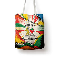 Support Your Fruity Friends Love Wins Gay Pride Tote Bag LGBTQ Retro 30s Cartoon Checkered