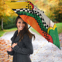 Support Your Fruity Friends Love Wins Gay Pride Umbrella LGBTQ Retro 30s Cartoon Checkered