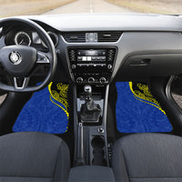 Federated States Of Micronesia FSM Car Mats Pacific Islander Tribal Swirl Geometric Pattern