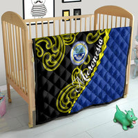Federated States Of Micronesia FSM Quilt Pacific Islander Tribal Swirl Geometric Pattern