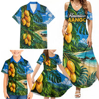 Hawaiian Mango Tropical Beach Family Matching Summer Maxi Dress and Hawaiian Shirt Scenic Island Nature Exotic Fruit Graphic TS04 - Polynesian Pride